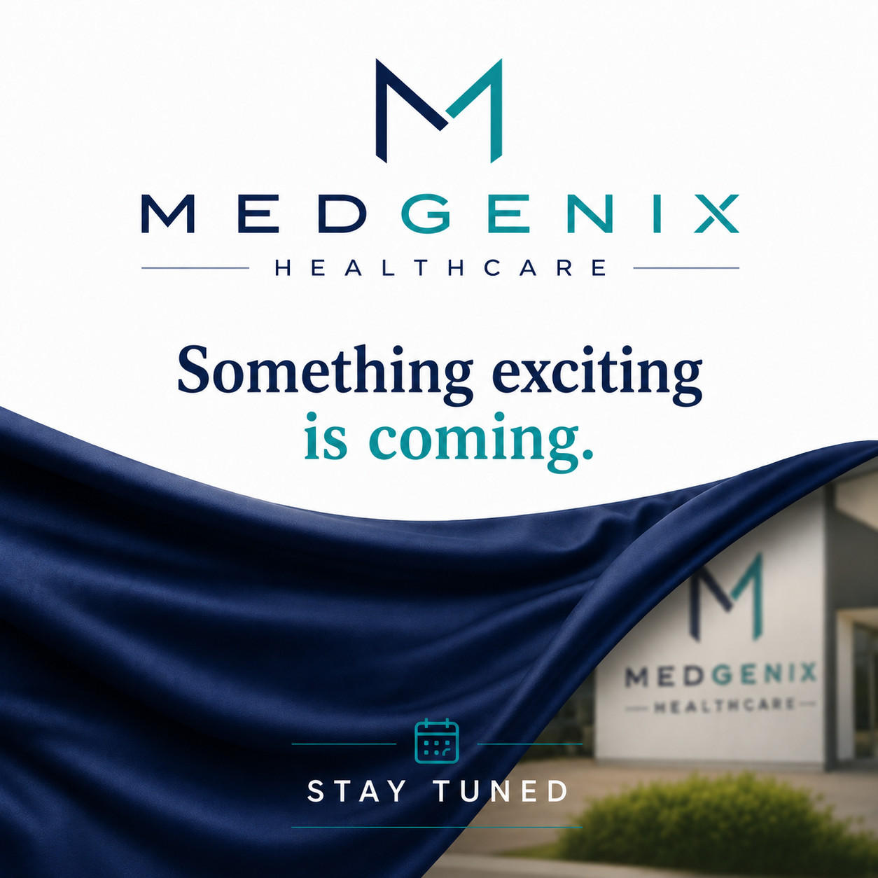 Medgenix Healthcare — Something exciting is coming. Stay tuned.